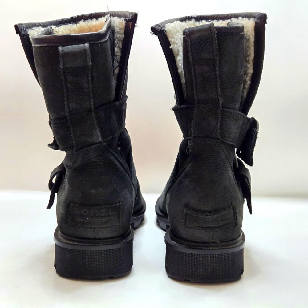Sorel ‘Moto Cozy’, black boots, size 8 - Picture 5 of 8